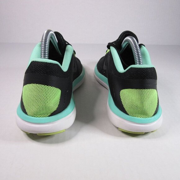 NIKE FLEX 2016 RUN Black LIGHTWEIGHT Sneakers RUNNING SHOEs Women's 9 - Picture 6 of 9